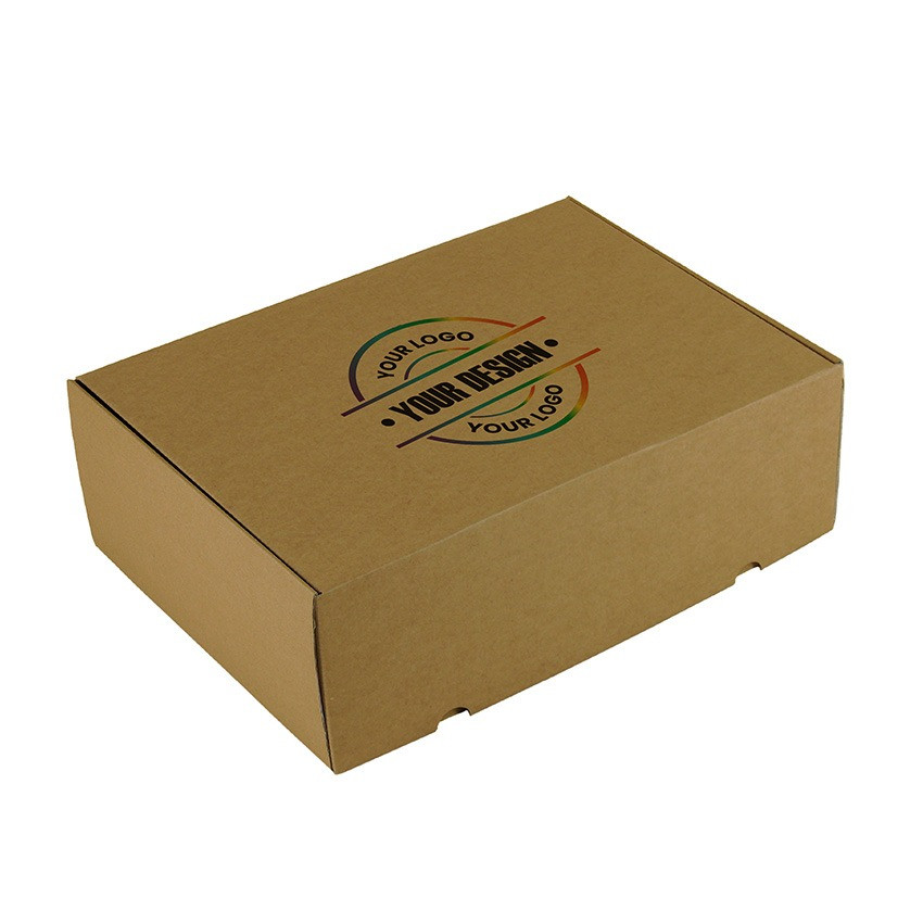 Scatole E-commerce in colore avana con stampa digitale
