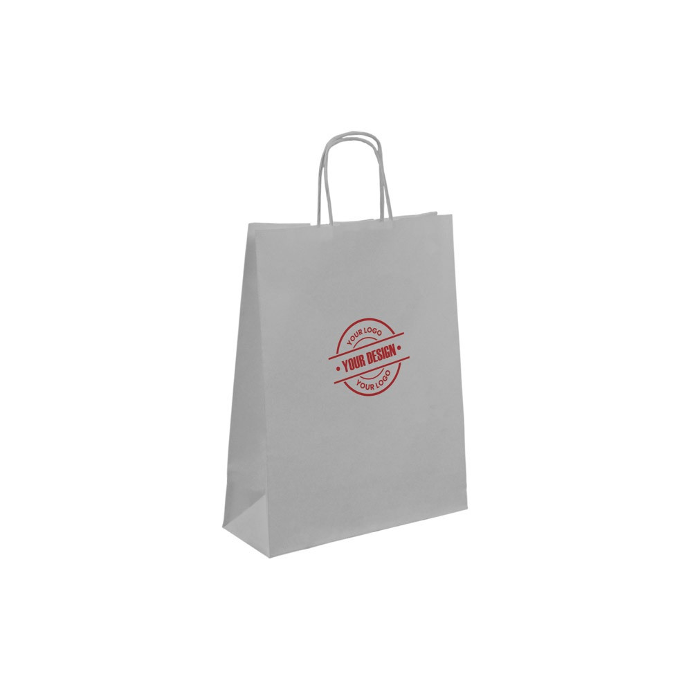 Borse in carta personalizzate-shoppers colore bianco