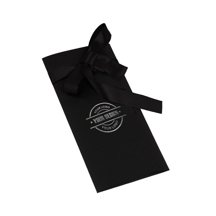 Φάκελοι με κορδέλα σε μαύρο χρώμα