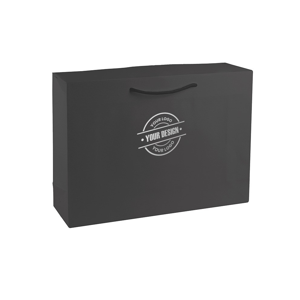 Bag-box grey colour with hotprinting