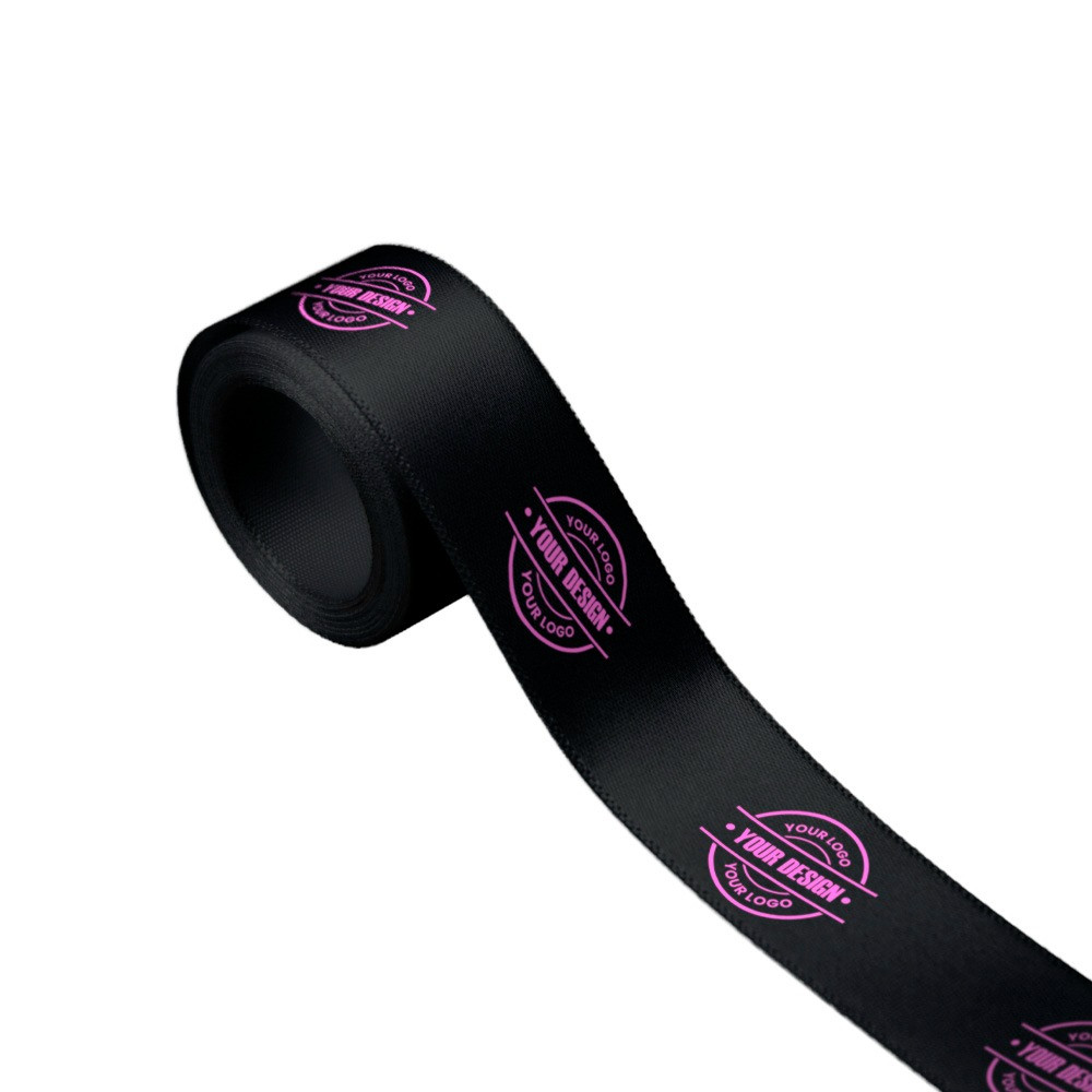 Nastro satinato 2cm colore nero