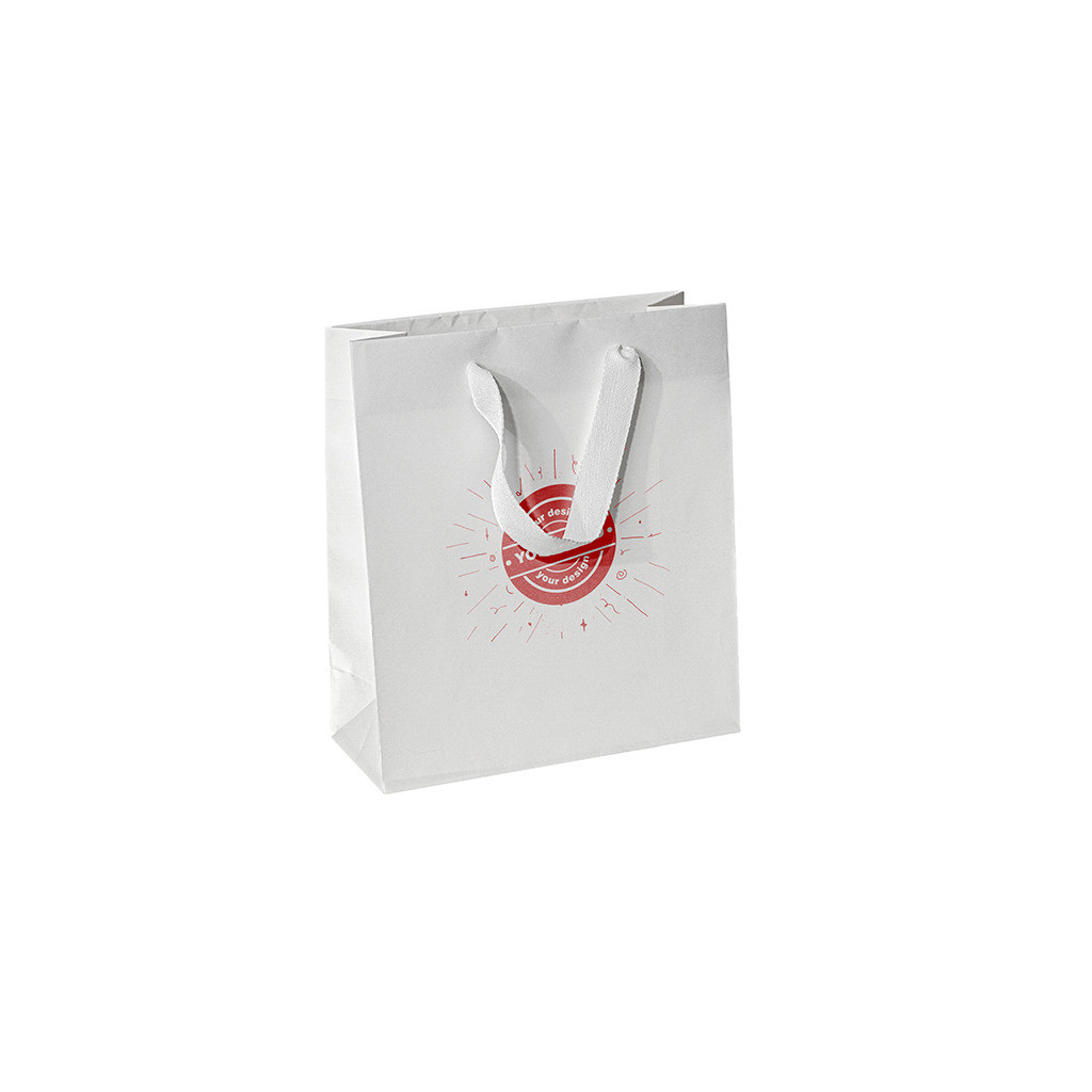 Χάρτινες τσάντες Rigato Avorio