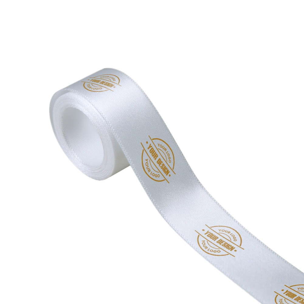 Nastro satinato 2cm colore bianco