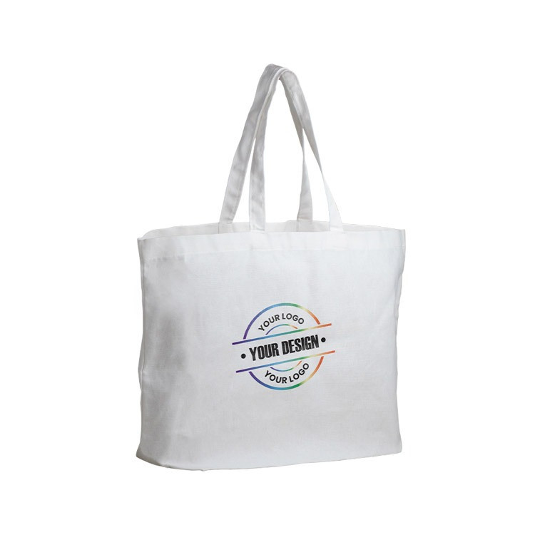 Cotton bag with digital print with bottom