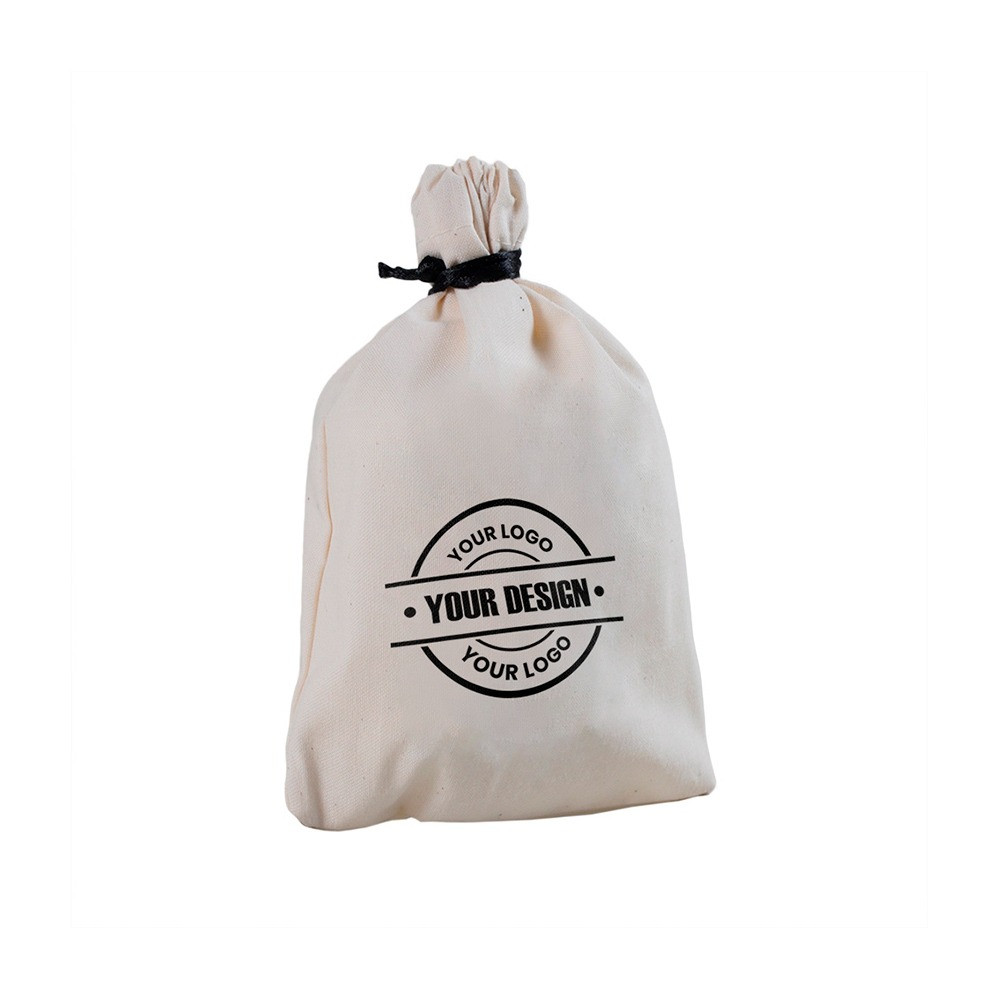 Πουγκί με κορδόνι σε μπεζ χρώμα