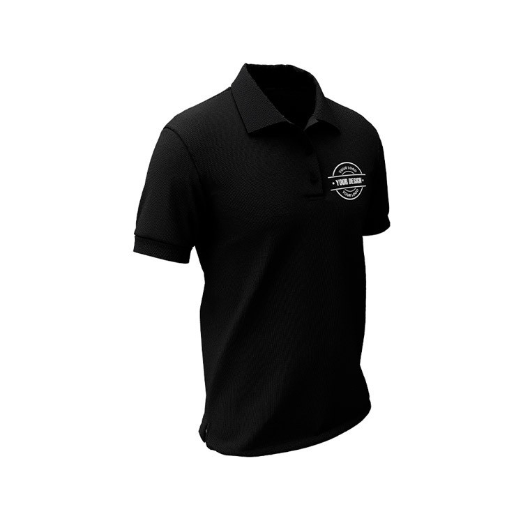 Polo μαύρο χρώμα