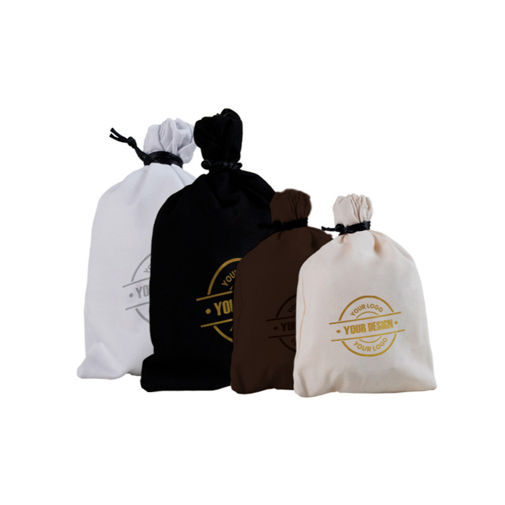 Πουγκιά βαμβακερά με 1 χρώμα εκτυπωσης