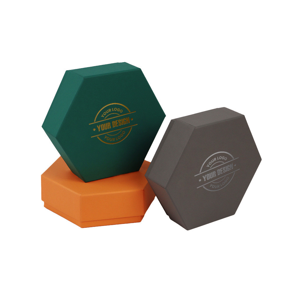 Εξάγωνο κουτί με εκτύπωση θερμοτυπίας