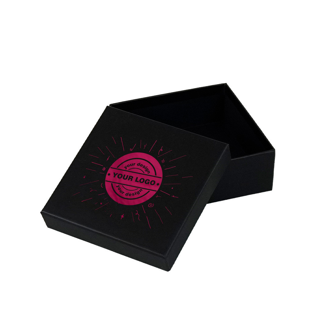 Κουτιά βάση - καπάκι με 1 χρώμα εκτύπωσης