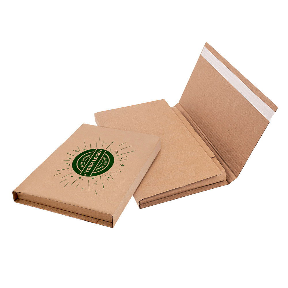 Αναδιπλούμενα Mailer Box καφέ χρώμα- 1 χρώμα εκτύπωσης