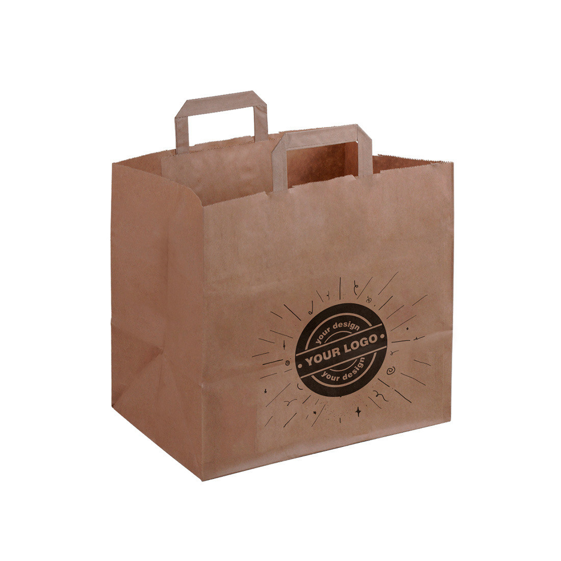 Τσάντες τροφίμων - 1 χρώμα εκτύπωσης